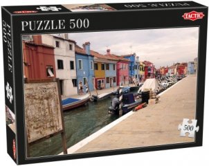 Házak, 500 db-os puzzle (Tactic, 53336, puzzle 500 db, 6-99 év)