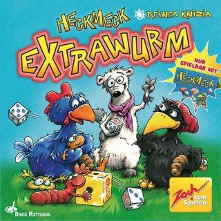 Heckmeck Extrawurm, kiegészítő a Kac Kac kukac társasjátékhoz (Zoch, matekot megszerettető társasjáték német és angol nyelvű játékszabállyal, 7-99)