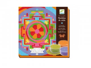 Homokkép készítő, Tibeti mandalák (Djeco, 8634, kreatív készlet, 8-14 év)