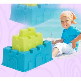 Homokozó téglanyomó szett (B.Toys, 3116GTZ, homokozó, strandjáték, 1-7 év)