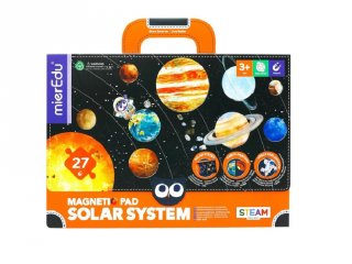 Hordozható mágneses tábla Naprendszer, kreatív játék (MierEdu, 3-6 év)