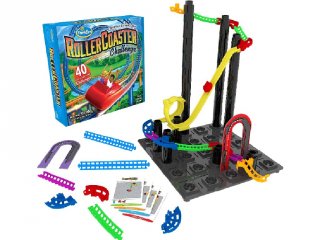 Hullámvasút építő logikai játék (Thinkfun, Roller Coaster Challenge, 6-99 év)