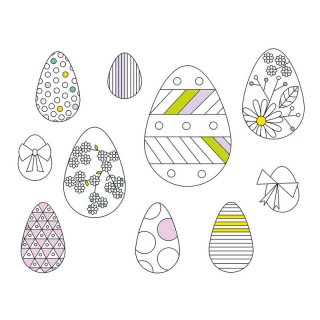 Húsvéti dekorációk - színezés, vágás, matricázás, AUZOU kreatív szett (4-6 év)