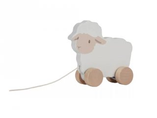 Húzható fa bárány, Little Dutch mozgásfejlesztő játék (7161, 1-3 év)