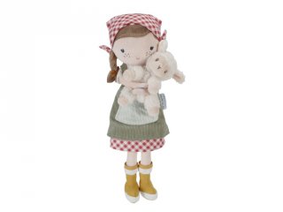 Játékbaba Little Farm, Rosa báránnyal 35 cm, Little Dutch szerepjáték díszdobozban (4565, 0-4 év)