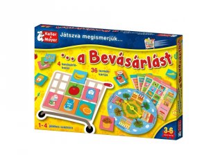 Játszva megismerjük a bevásárlást! (Keller & Mayer, családi társasjáték, 3-6 év)