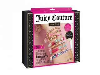 Juicy Couture & Swarovski kristály napfény karkötők, ékszerkészítő kreatív szett (MIR4409, 8-16 év)