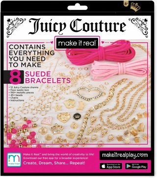 Juicy Couture finom velúr, ékszerkészítő kreatív szett (MIR4401, 8-16 év)
