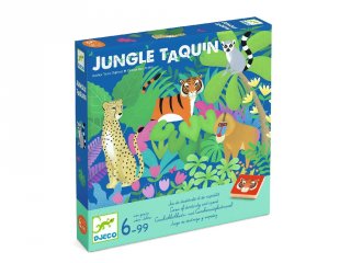 Jungle Taquin Csibészke, Djeco taktikai társasjáték 2 fő részére - 0800 (6-99 év)