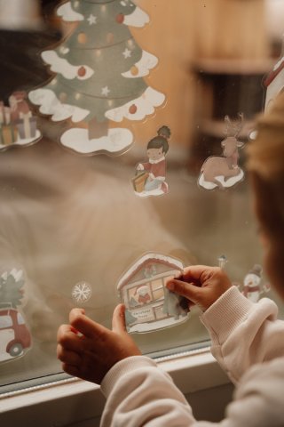 Karácsonyi ablakmatrica, Little Dutch gyerekszoba kiegészítő (121034)