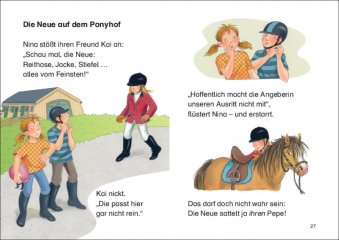 Katja Reider: Lesetiger – Ponygeschichten, német nyelvű könyv (6-8 év)