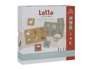 Képes lottó Little Farm, Little Dutch párosító játék (7163, 2-4 év)