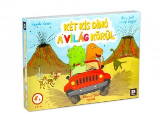 Két kis dínó a világ körül (Pagony, kooperatív társasjáték óvodásoknak, 5-8 év)