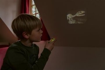 Kézi projector Dinoszauruszok, tudományos felfedező játék (Scratch, 3-7 év)