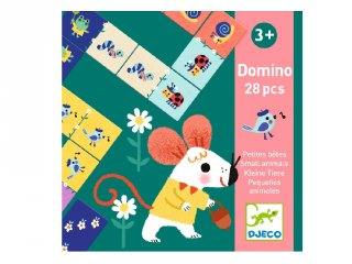 Kicsi állatok, Djeco 28 db-os dominó játék - 8255 (3-5 év)