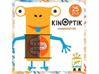 Kinoptik, Szörnyek és állatok (Djeco, 5600, 3D-s, mágneses optikai építőjáték, 5-8 év)