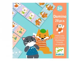Kis barátok, Djeco 28 db-os dominó játék - 8185 (3-5 év)