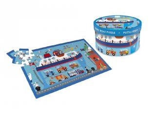Komphajó puzzle, 60 db-os kirakó (Scratch, 4-8 év)