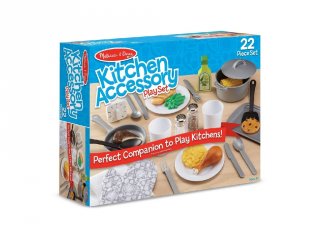 Konyhai eszközök készlet, Melissa&Doug 22 db-os szerepjáték (9304, 3-8 év)