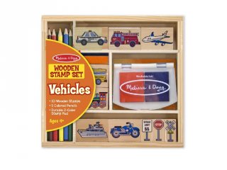 Kreatív nyomda készlet: Autós, járműves (Melissa&Doug, 12409, kreatív szett, 4-9 év)