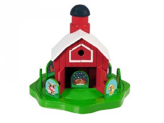Kukurikú pajta (LR, Peekaboo Barn, 2 személyes társasjáték, 2-4 év)