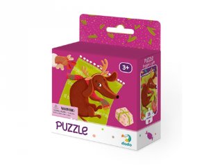 Kutyus ajándékai kirakó, 16 db-os puzzle (DO, 3-5 év)