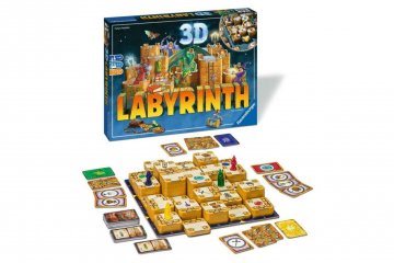 Labirintus 3D, családi társasjáték (7-99 év)