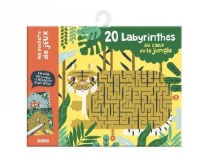 Labirintus a dzsungelben, 20 db-os AUZOU logikai játék (6-10 év)