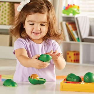 Learn-A-Lot Avocados, fedezd fel az érzelmeket! babajáték (6806, Learning Resources, 1,5-4 év)