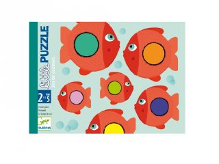 Little Puzzle Színjáték, Djeco színegyeztetős képkirakó kártyajáték- 5060 (2-5 év)