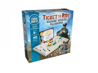 Logiquest: Ticket to Ride Pályaudvar, egyszemélyes logikai játék (8-99 év)