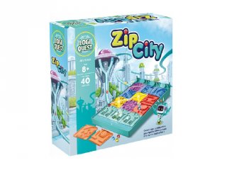 Logiquest ZipCity, egyszemélyes logikai játék (8-99 év)
