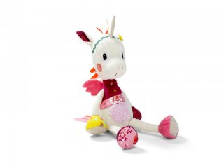 Louise egyszarvú puha plüssfigura díszdobozban (Lilliputiens, 86822, bébijáték, 0-2 év)