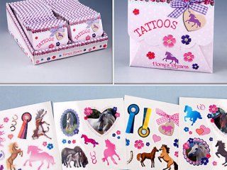 Lovas Tetoválás készlet (Lovas Álmok, Horses Dreams, 4 ív, 8-12 év)