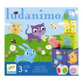 Ludanimo (Djeco, 8420, három társasjáték egyben, 2-6 év)