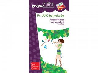 Lük Mini, IV. LÜK-bajnokság magyar nyelvből, 4.osztály (egyszemélyes, nyelvtani fejlesztőjáték, 8 éves kortól)