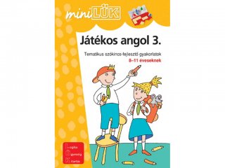 Lük Mini, Játékos angol 3., tematikus szókincsfejlesztő gyakorlatok (egyszemélyes, nyelvi fejlesztőjáték, 5-12 év)