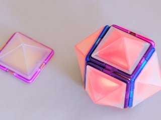 Magformers, Lux-piramis (Magformers, 6 db-os kreatív építőjáték, 3-14 év)