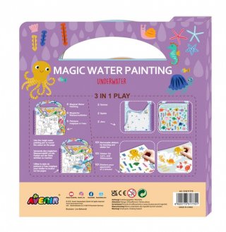 Mágikus vízzel festés Víz alatti világ, kreatív készlet (Avenir, 3-6 év)