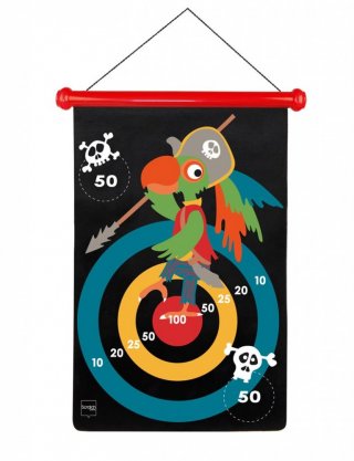 Mágneses darts Kalózok, ügyességi játék 40x31 cm (Scratch, 5-10 év)