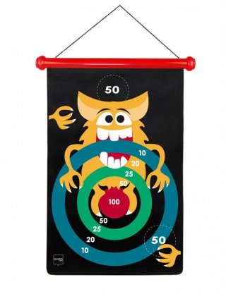 Mágneses darts Szörnyecskék, ügyességi játék 40x31 cm (Scratch, 5-10 év)