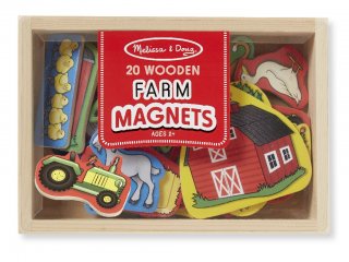 Mágneses fajáték, Farm és állatai (Melissa&Doug, 20 db-os kreatív fajáték, 2-6 év)