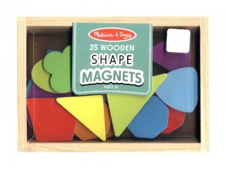 Mágneses fajáték, Geometriai formák (Melissa&Doug, 25 db-os kreatív fajáték, 2-5 év)