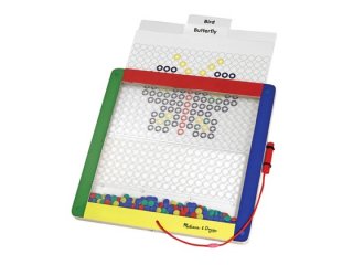 Mágneses mozaik kirakó (Melissa&Doug, mágneses tüskejáték, 3-8 év)