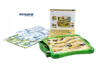 Mágneses utazójáték (Miniland, 36031, kétszemélyes társasjáték, 4-8 év)
