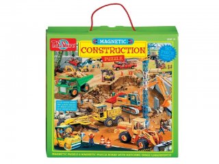 Mágneses úti kirakó, Építkezés (TS, 57 db-os puzzle, 3-6 év)