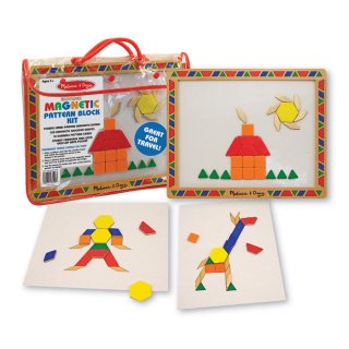 Mágnestábla színes formákkal (Melissa&Doug, 120 db-os kreatív mágneses formakirakó, 2-7 év)
