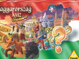 Magyarország kvíz Junior (Piatnik, családi-, és parti kvízjáték, 8-99 év)