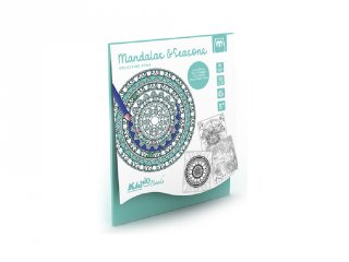 Mandala kifestőkönyv, kreatív készlet (5-12 év)