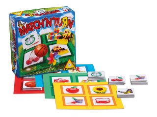 Match'n Turn képlottó (Piatnik, gyorsasági társasjáték, 3-7 év)